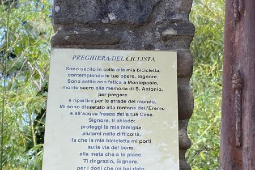 Il Cammino di Sant’Antonio e Assisi- in bici