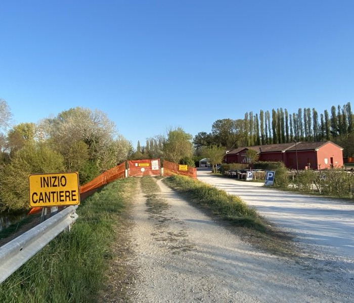 Camin: nuova passerella sul Roncajette